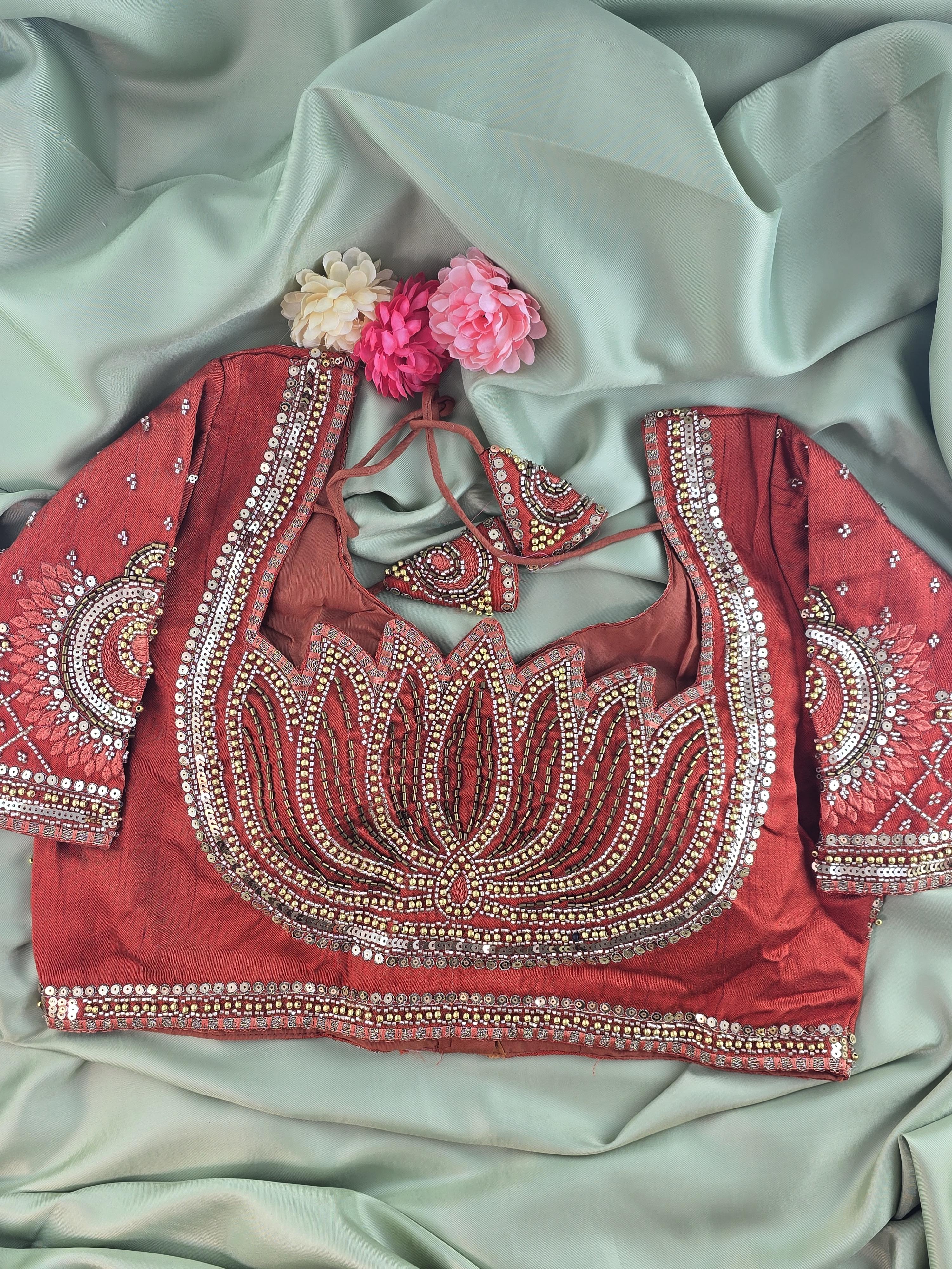 Setmundu and Readymade Blouse  Combo