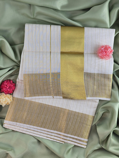 Cotton Kerala Traditional Saree