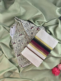 Setmundu and Readymade Blouse  Combo