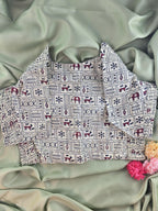 Setmundu and Readymade Blouse  Combo