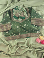 Heavy Work Designer Brocade Blouse