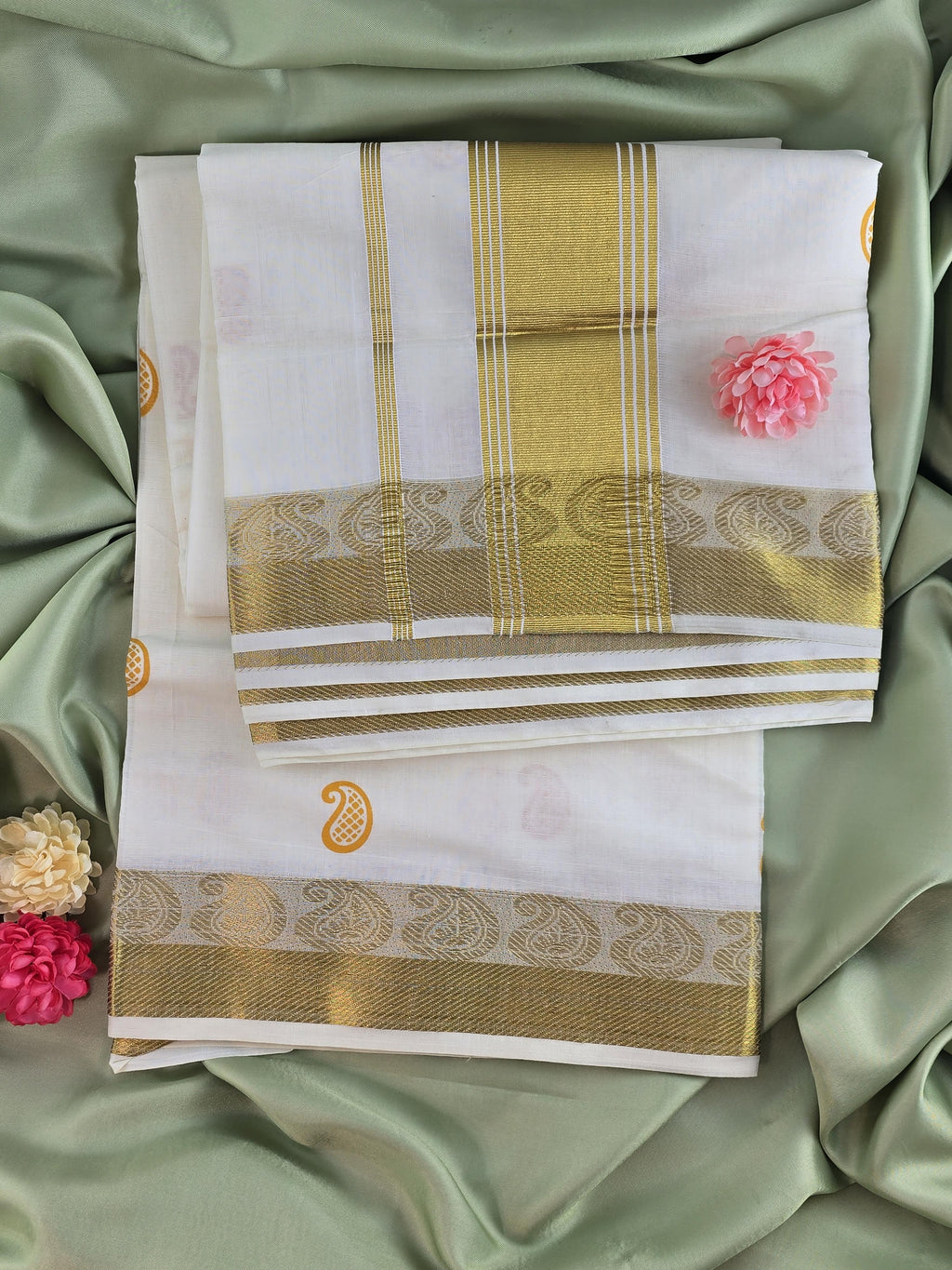 Cotton Kerala Traditional Saree