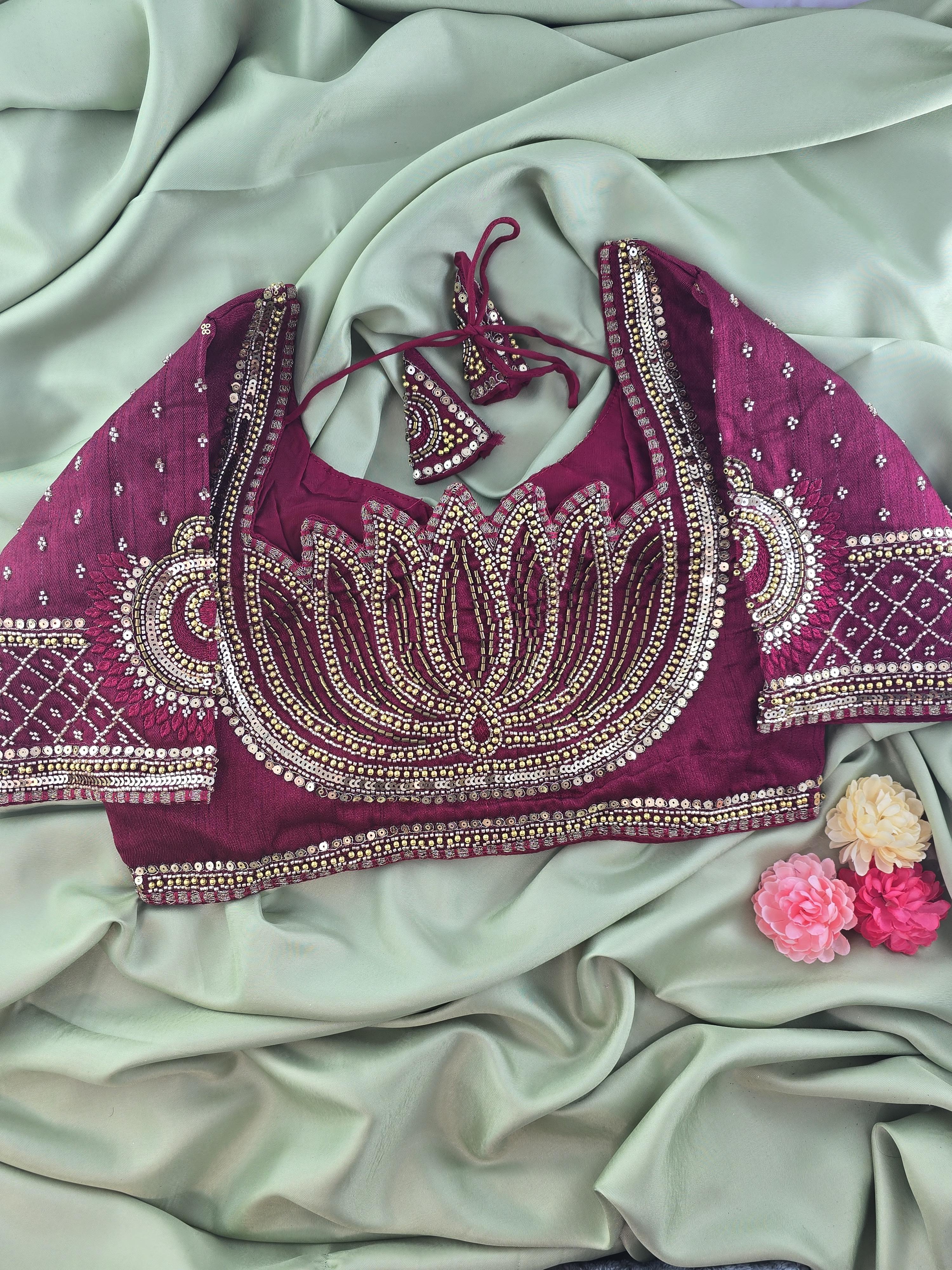 Designer Sabyasachi Heavy work Blouse