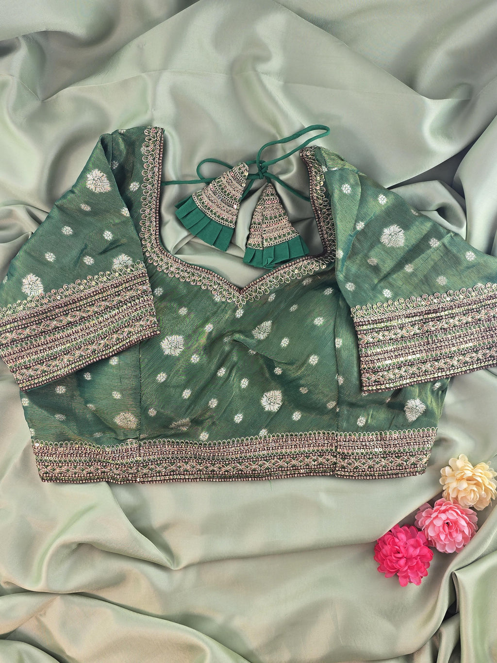 Setmundu and Readymade Blouse  Combo