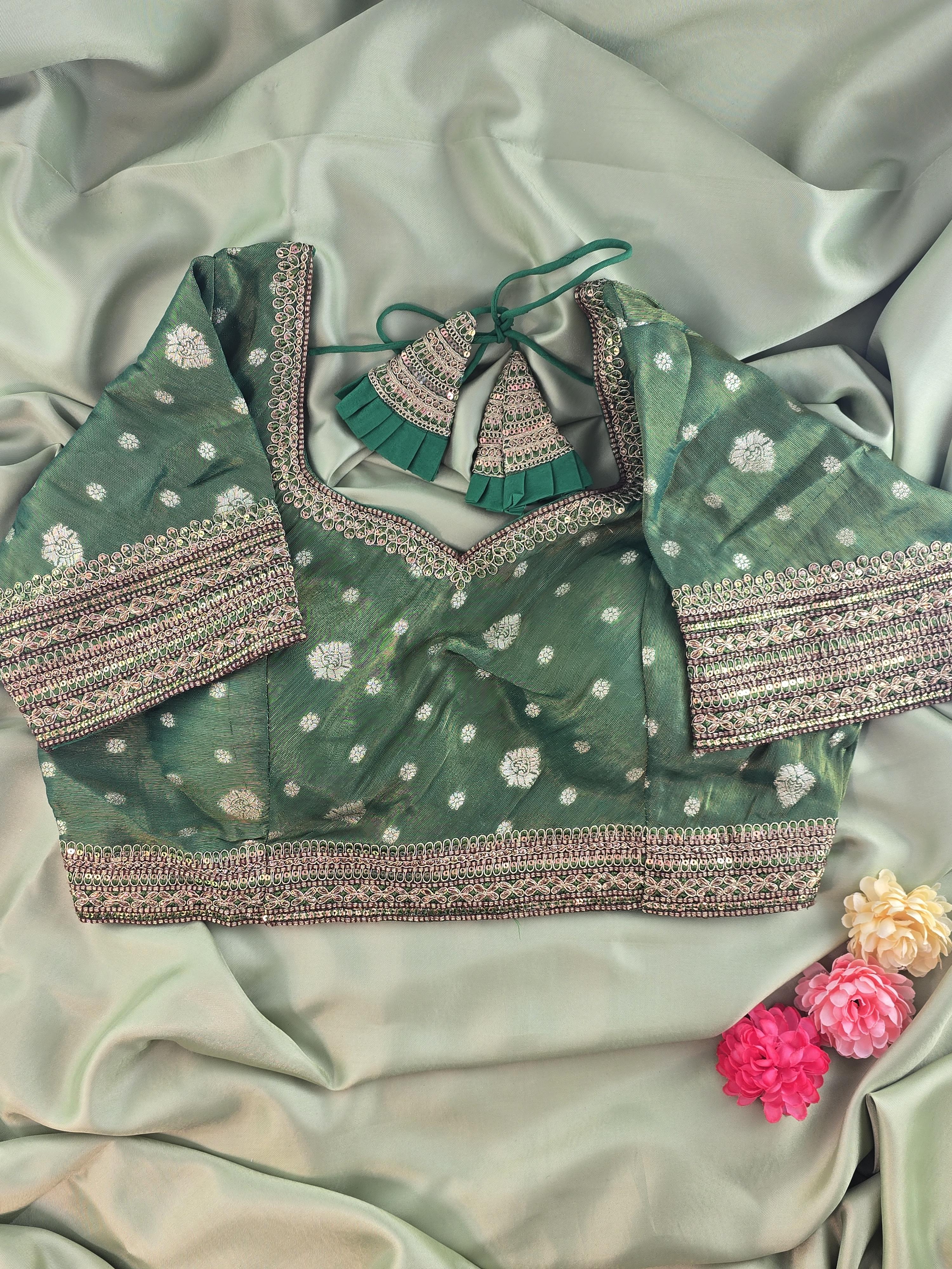 Setmundu and Readymade Blouse  Combo