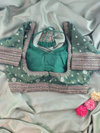 Setmundu and Readymade Blouse  Combo