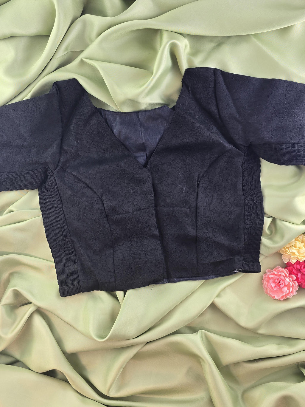 Side Smoked Stretchable Blouse