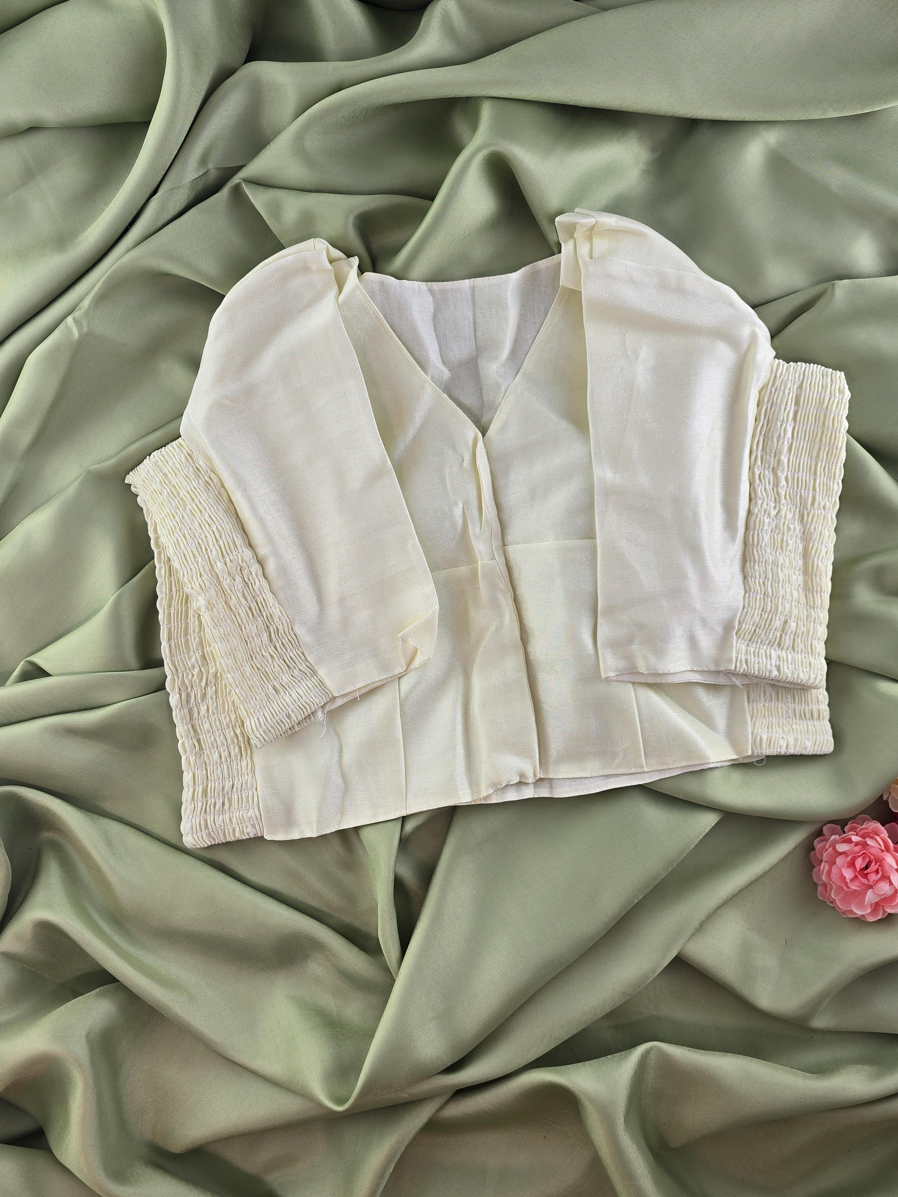 Side Smoked Stretchable Blouse