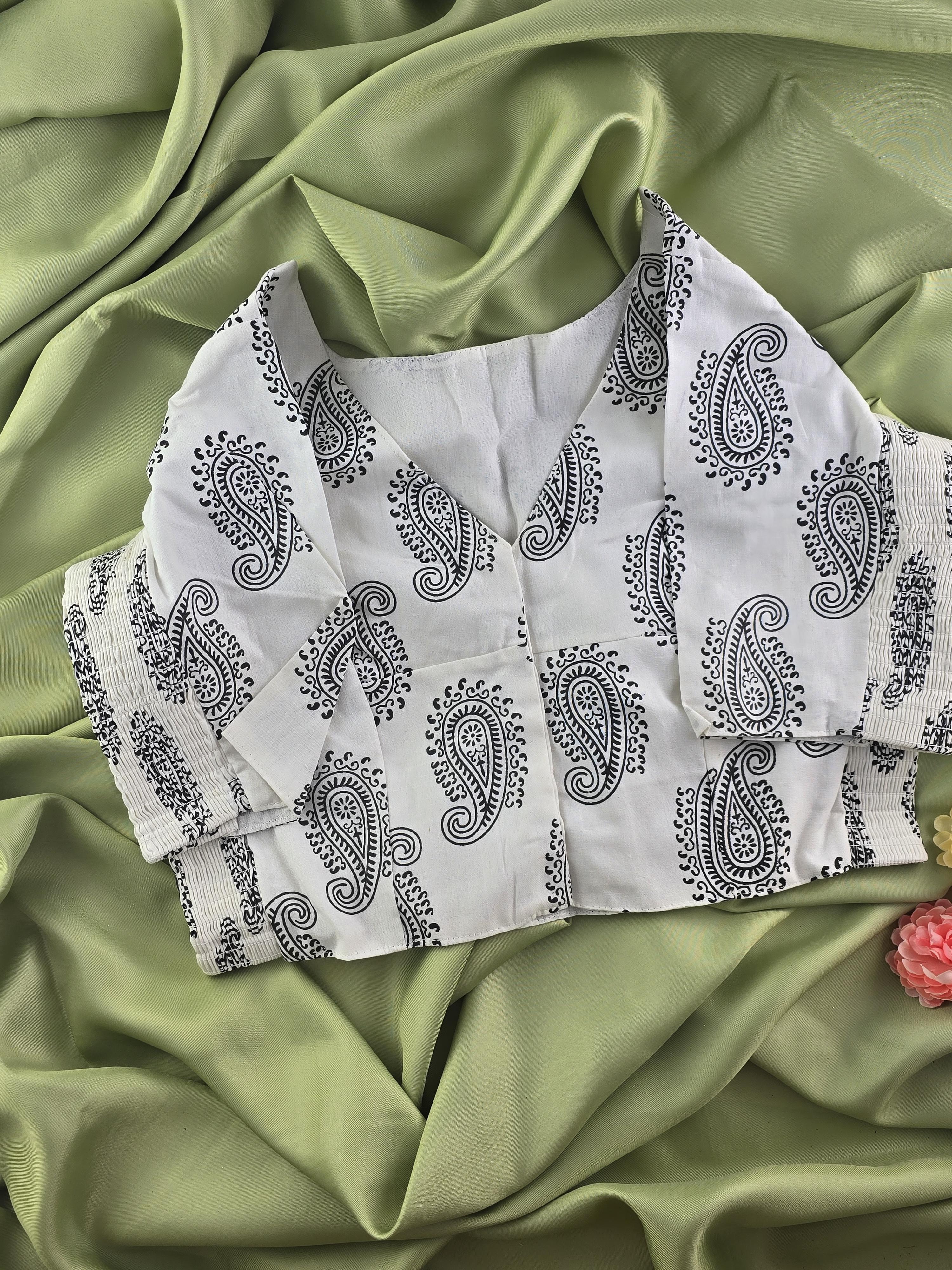 Side Smoked Stretchable Blouse