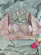 Setmundu and Readymade Blouse  Combo