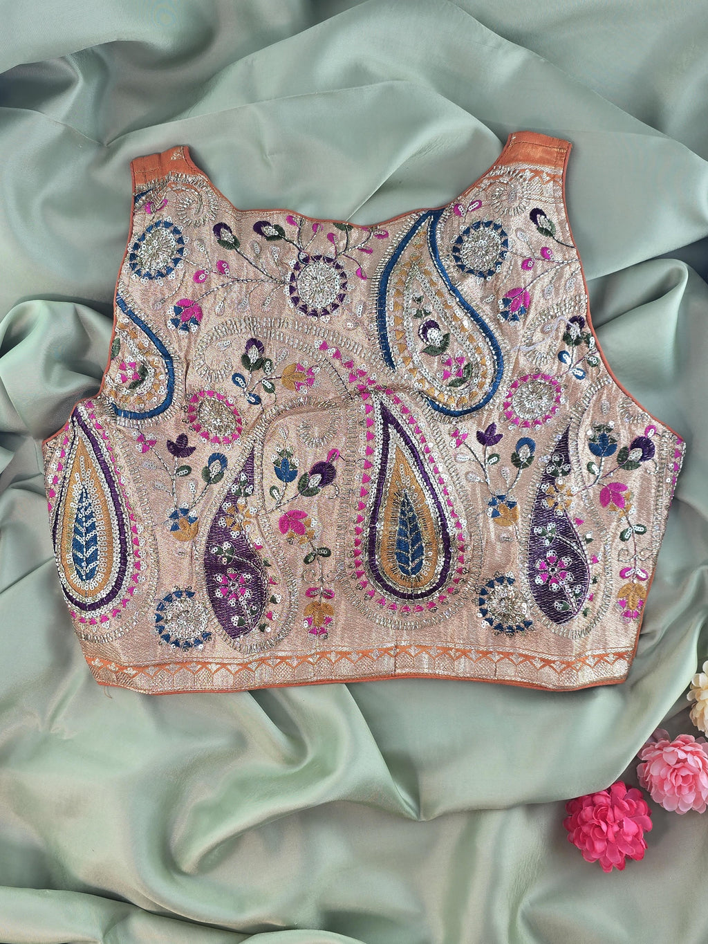 Setmundu and Readymade Blouse  Combo