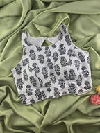 Cotton Printed Blouse  Strechable