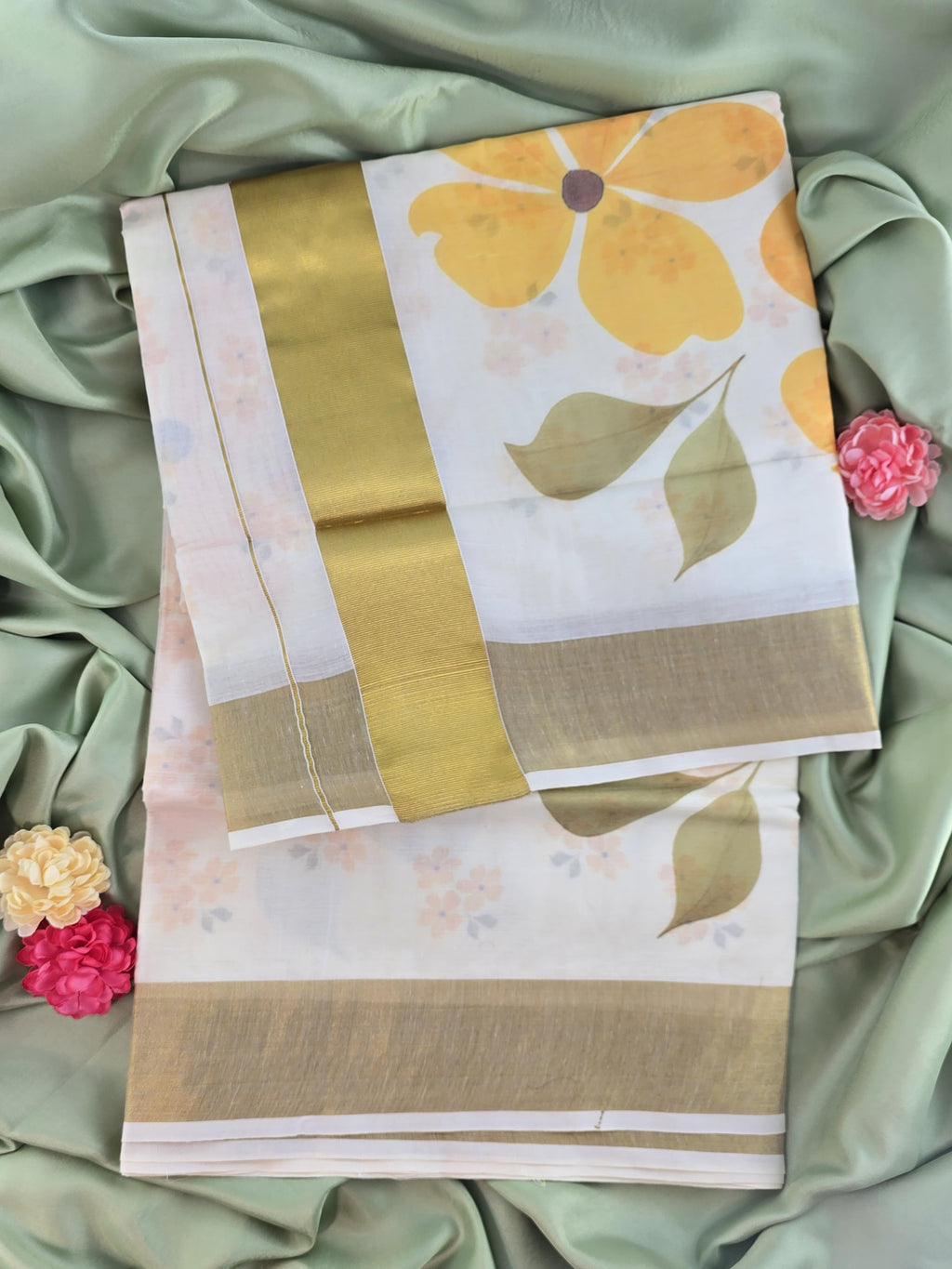 Cotton Kerala Traditional Saree