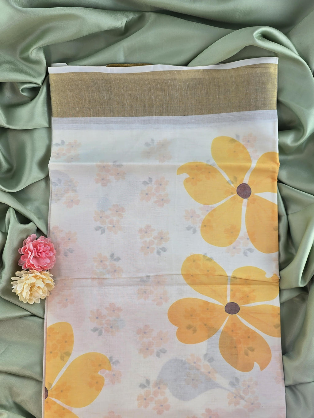 Cotton Kerala Traditional Saree
