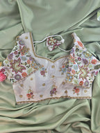 Setmundu and Readymade Blouse  Combo