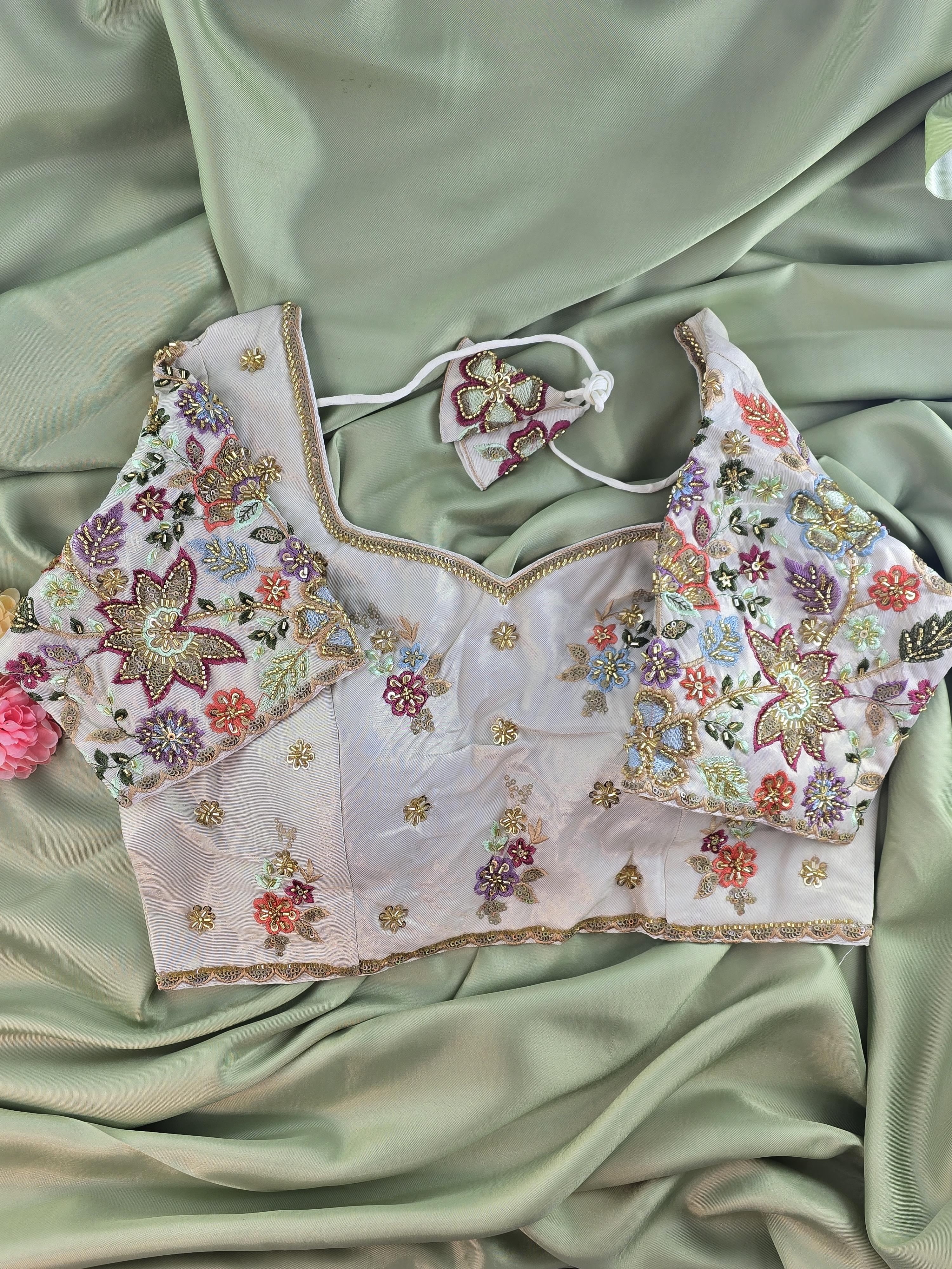 Setmundu and Readymade Blouse  Combo