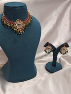 Necklace with earrings