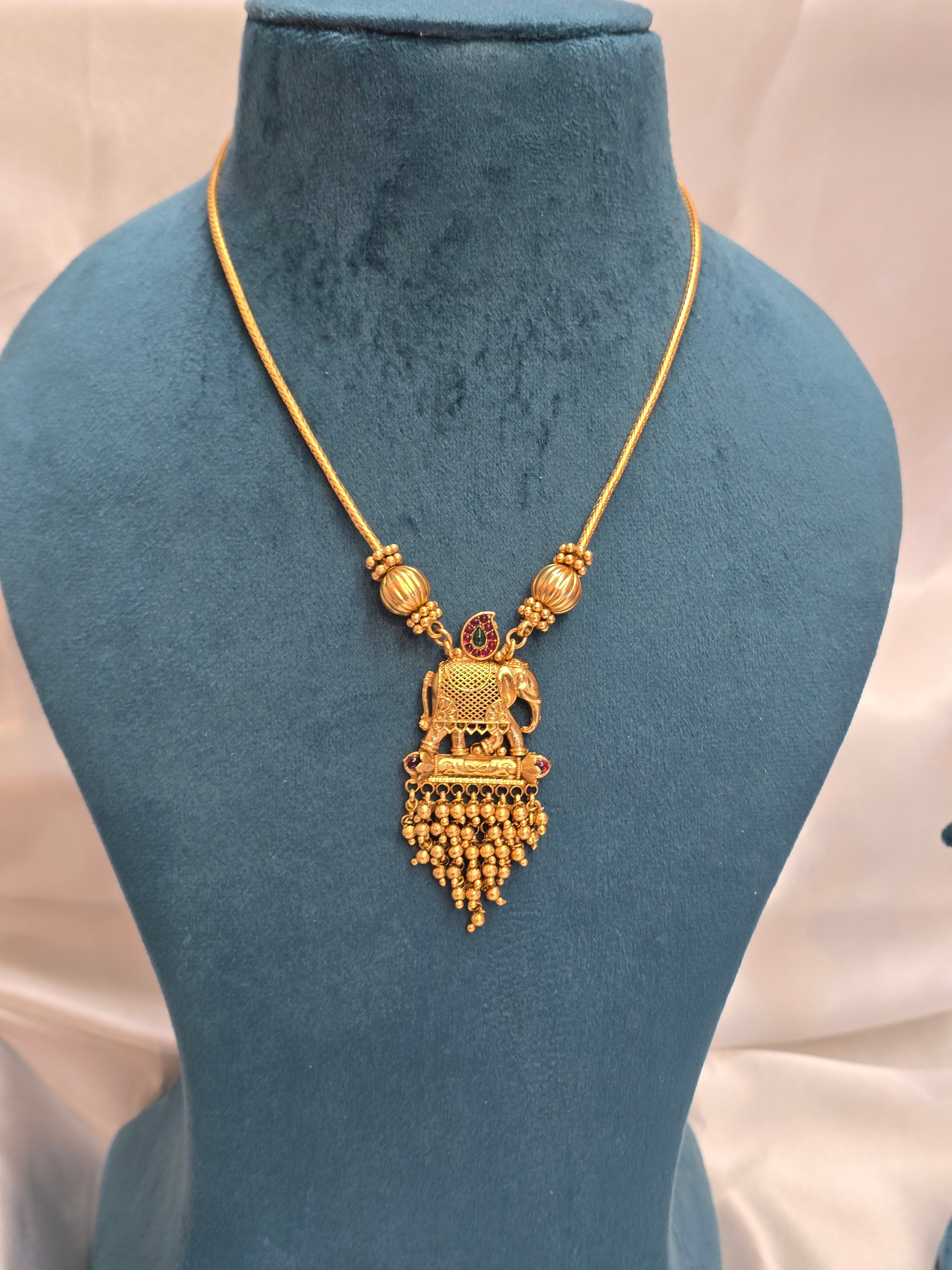Necklace with earrings