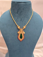 Nagapadam necklace with earrings