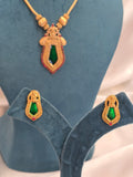 Nagapadam necklace with earrings