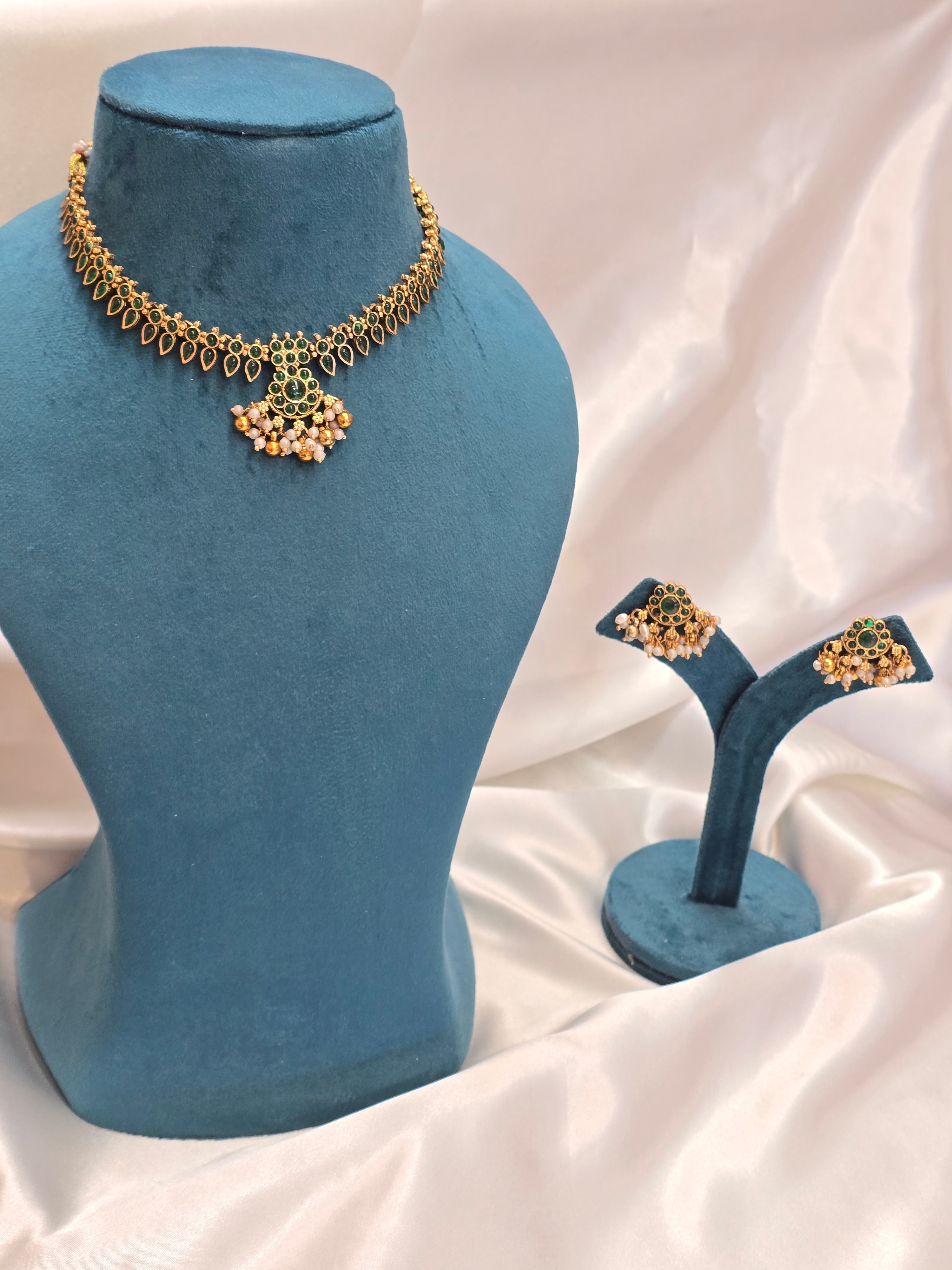Necklace with earrings