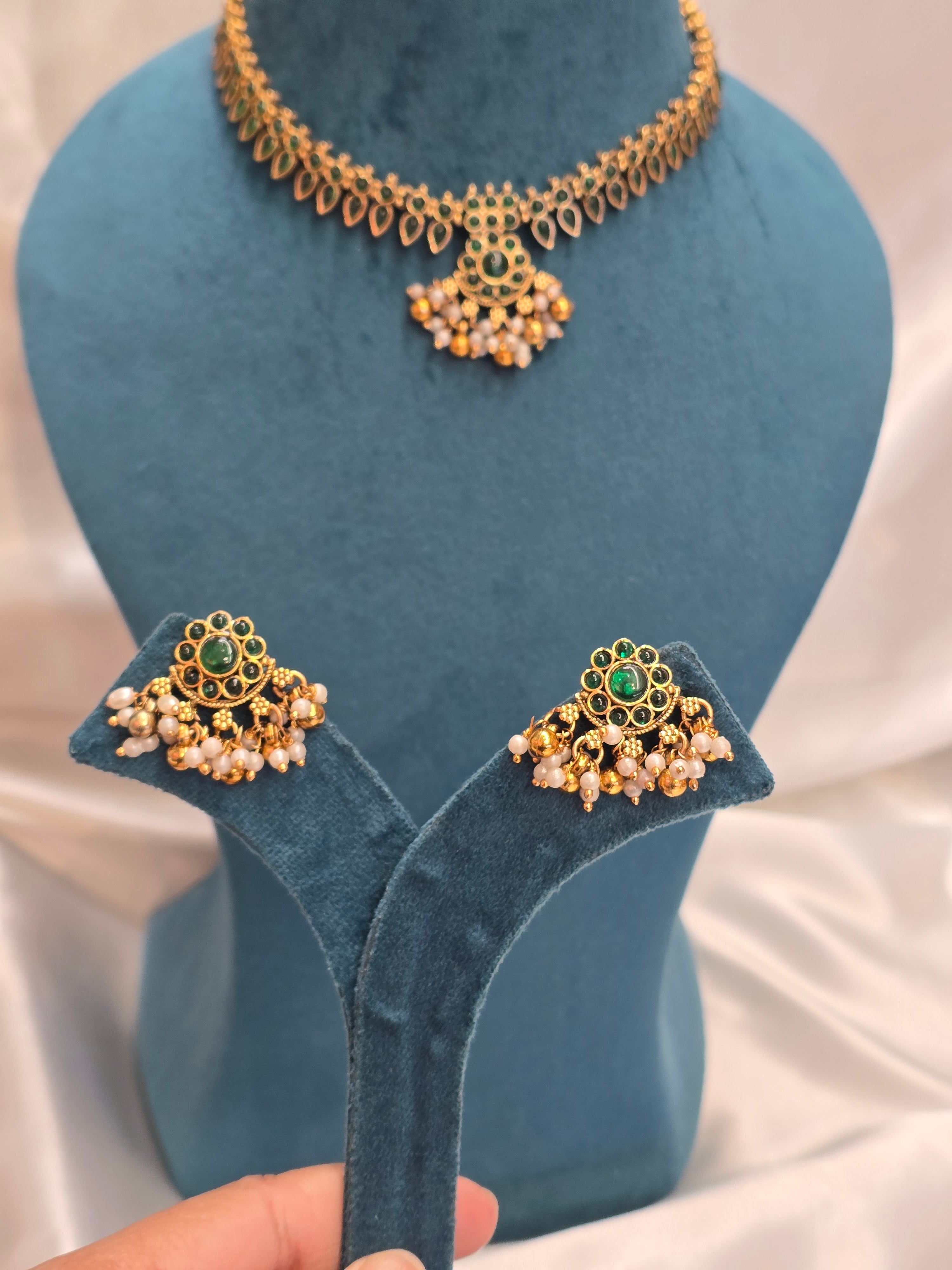 Necklace with earrings