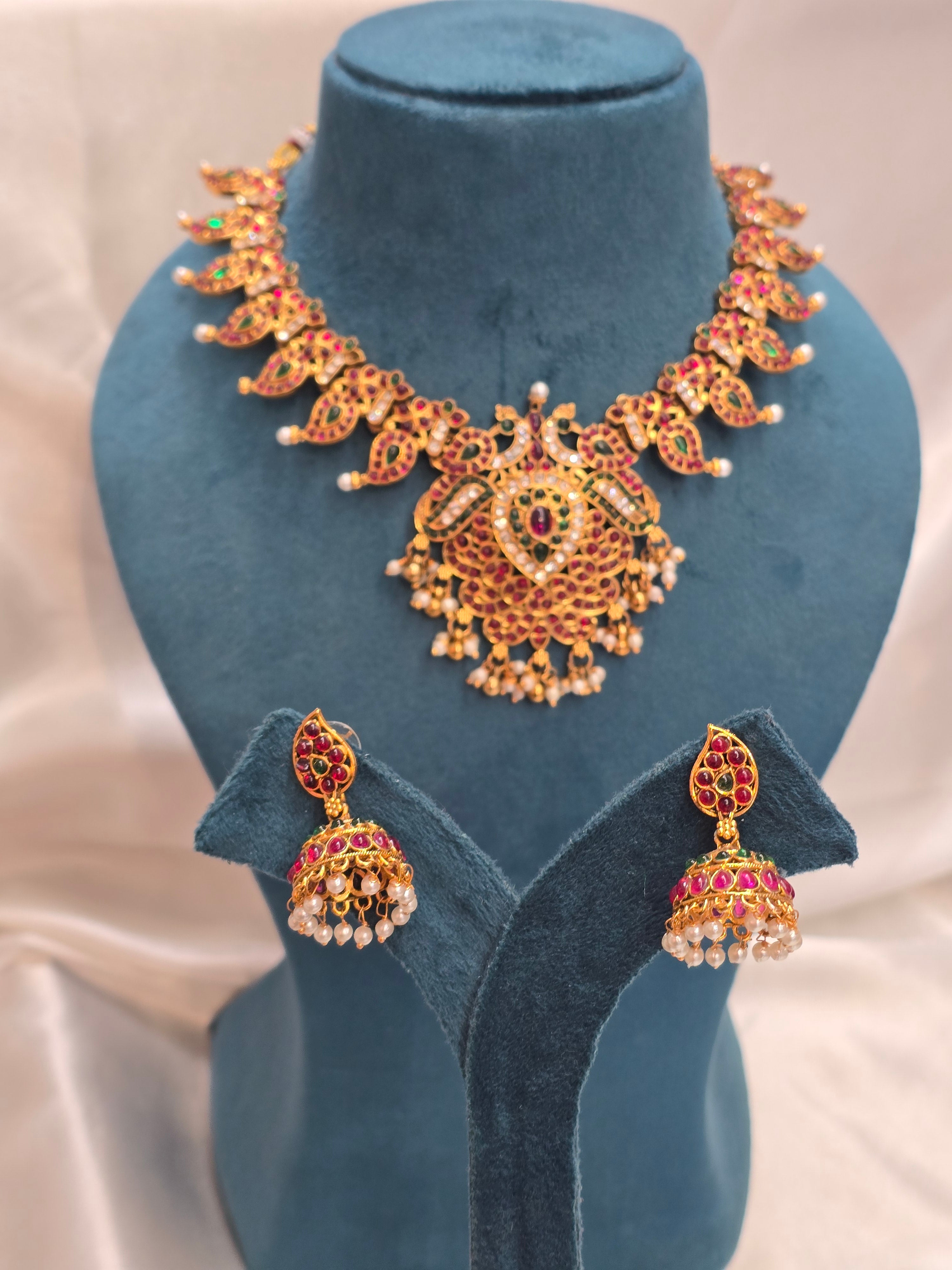 Necklace with earrings