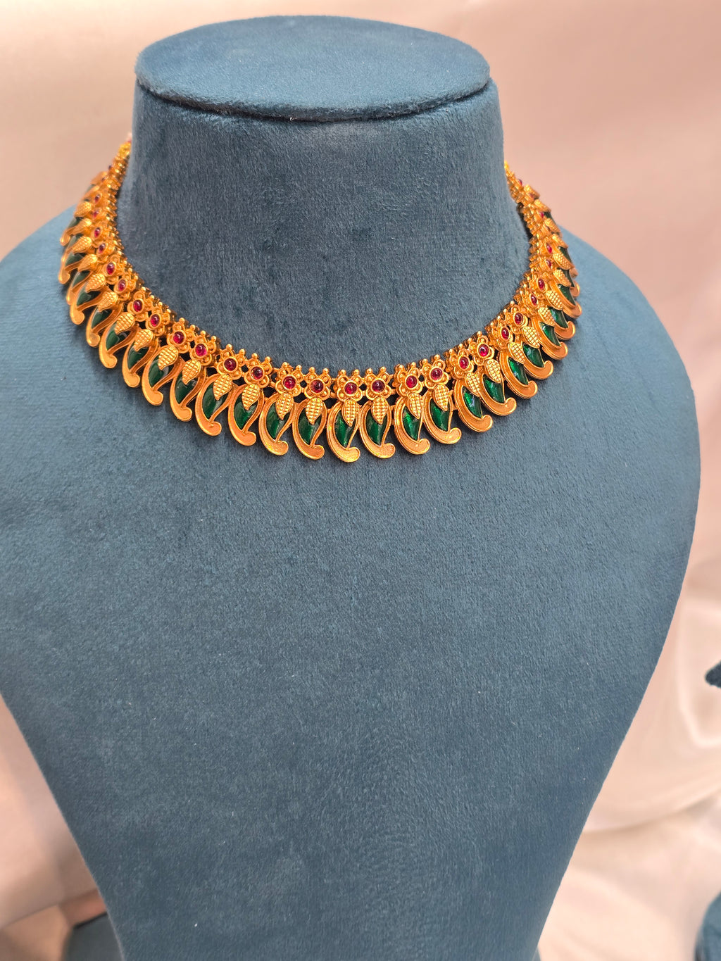 Necklace with earrings