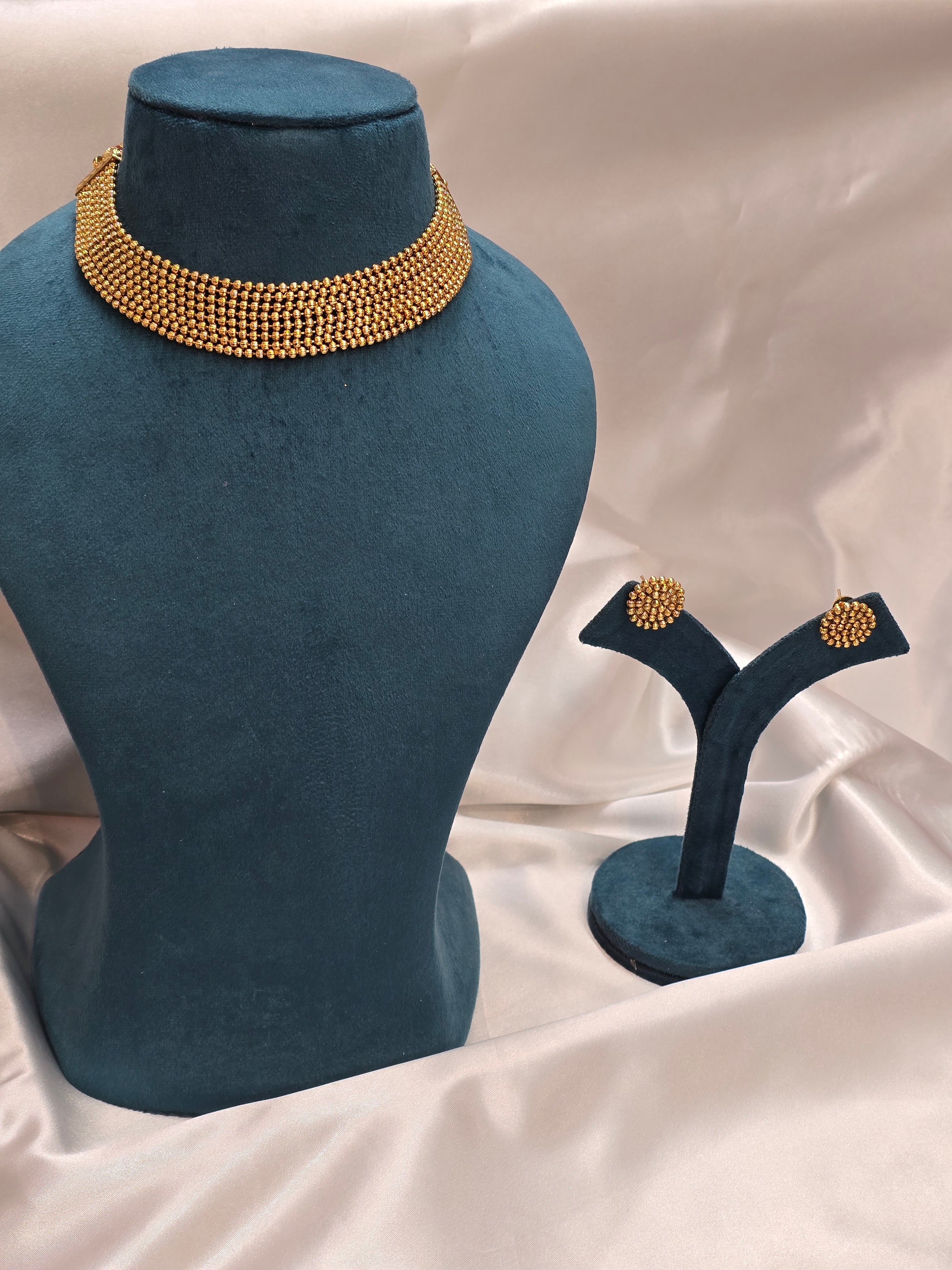 Necklace with earrings