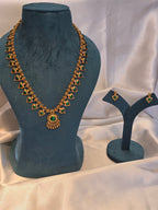 Long necklace with Earrings
