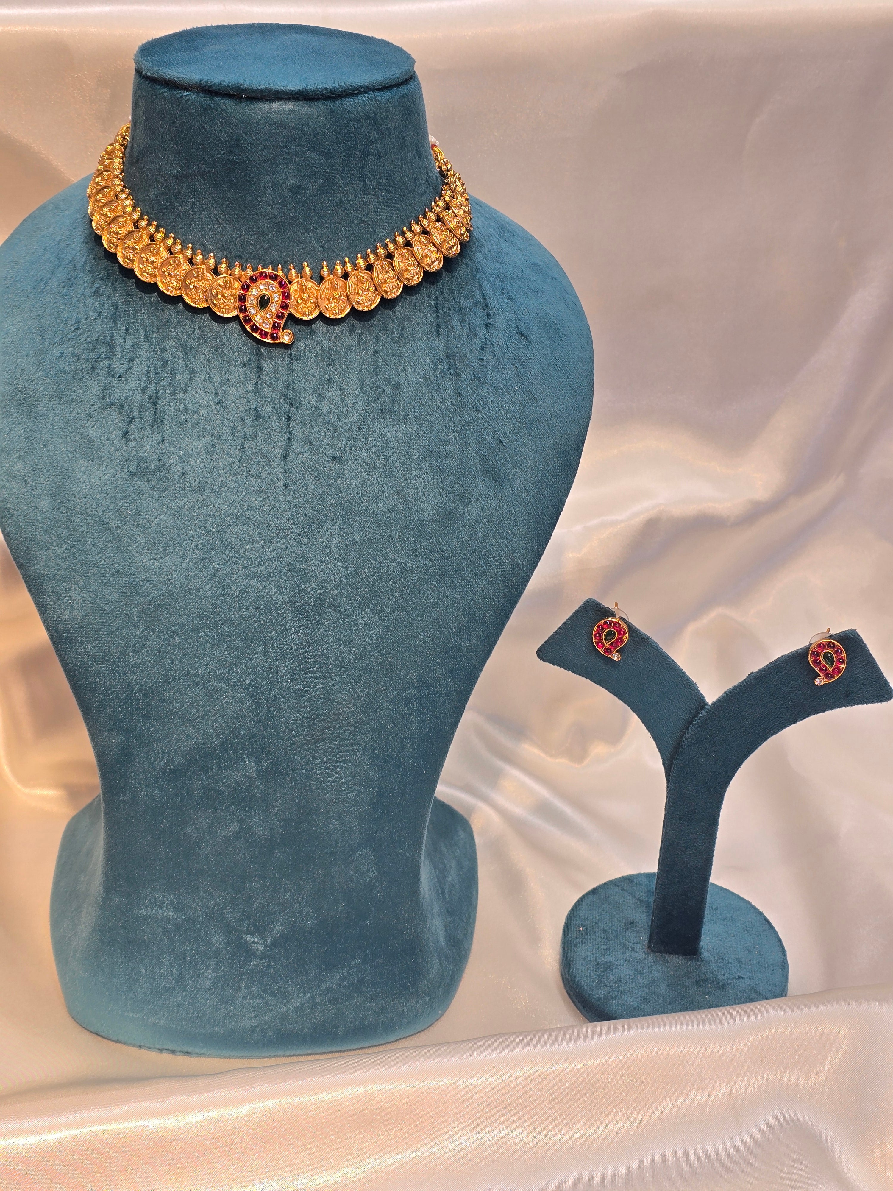 Necklace with earrings