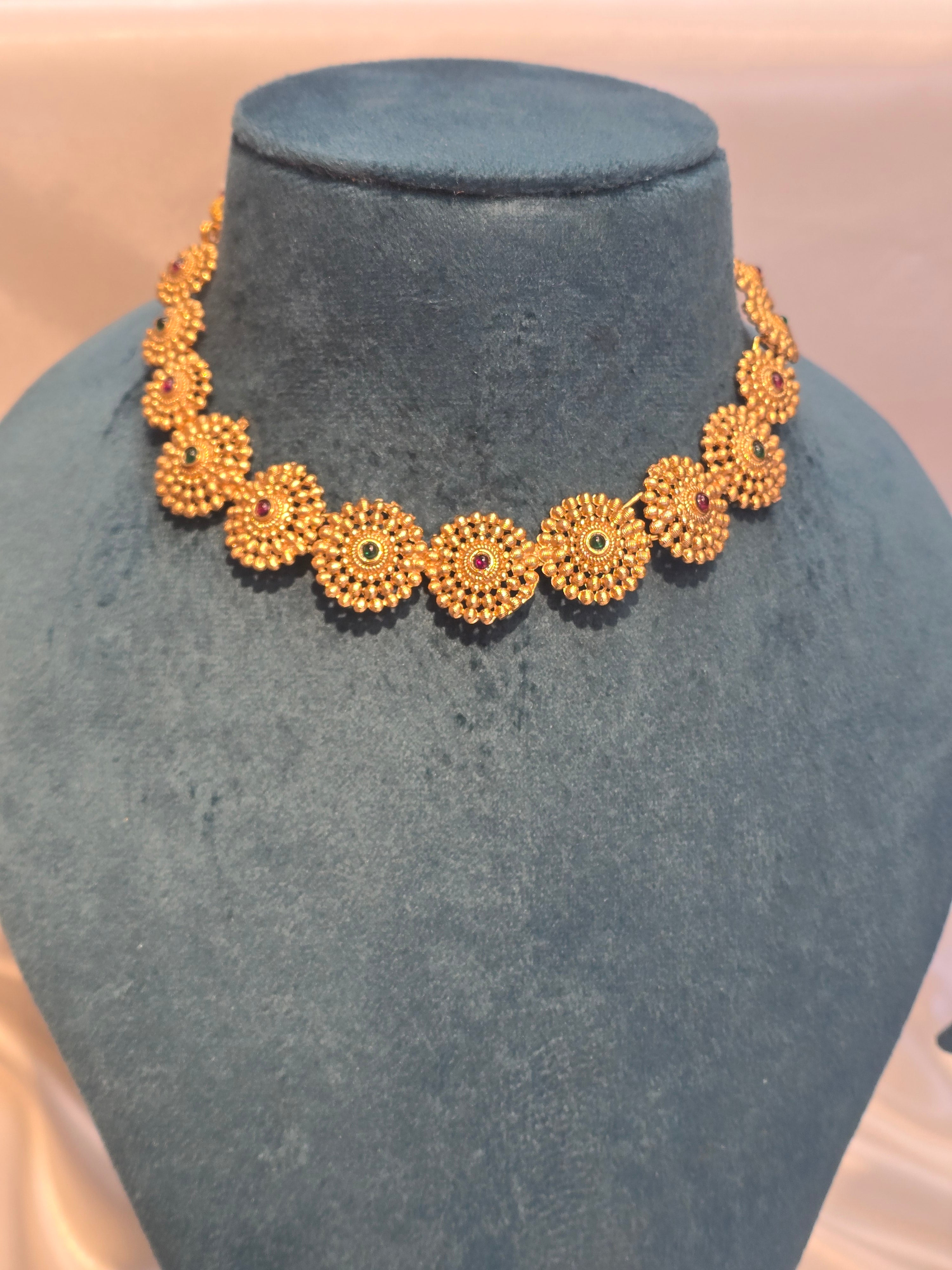 Necklace with earrings