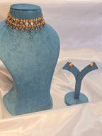 Choker with earrings