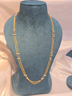Double layered necklace