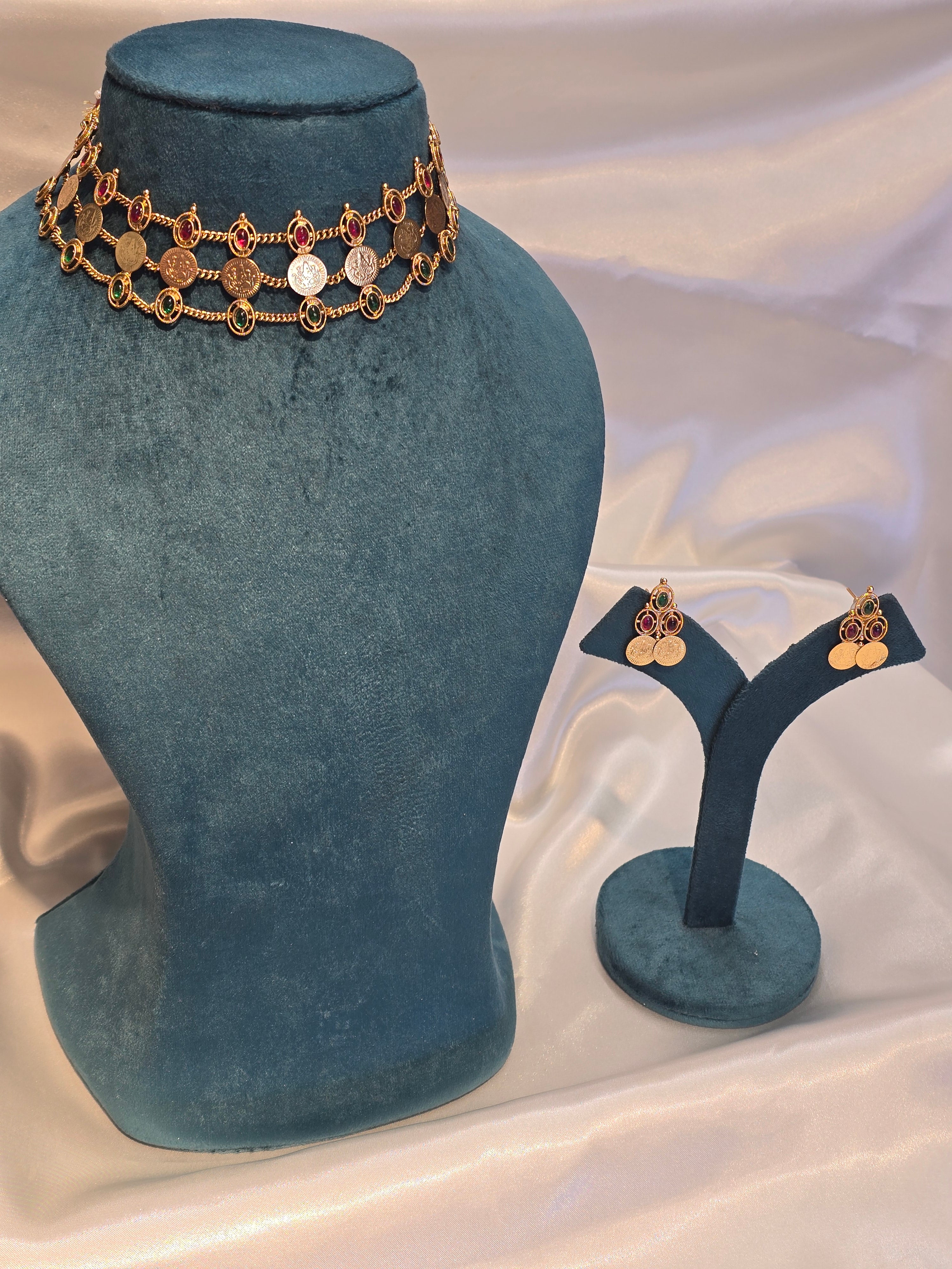 Necklace with earrings