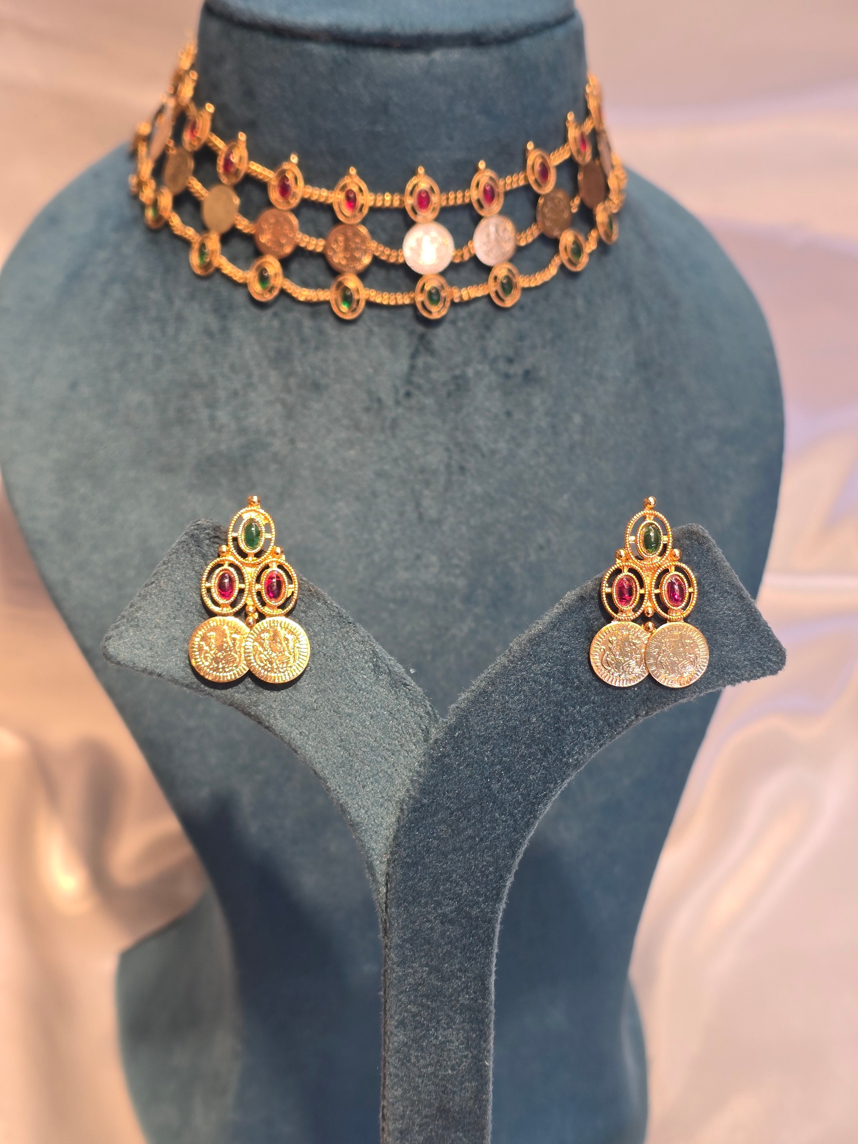 Necklace with earrings
