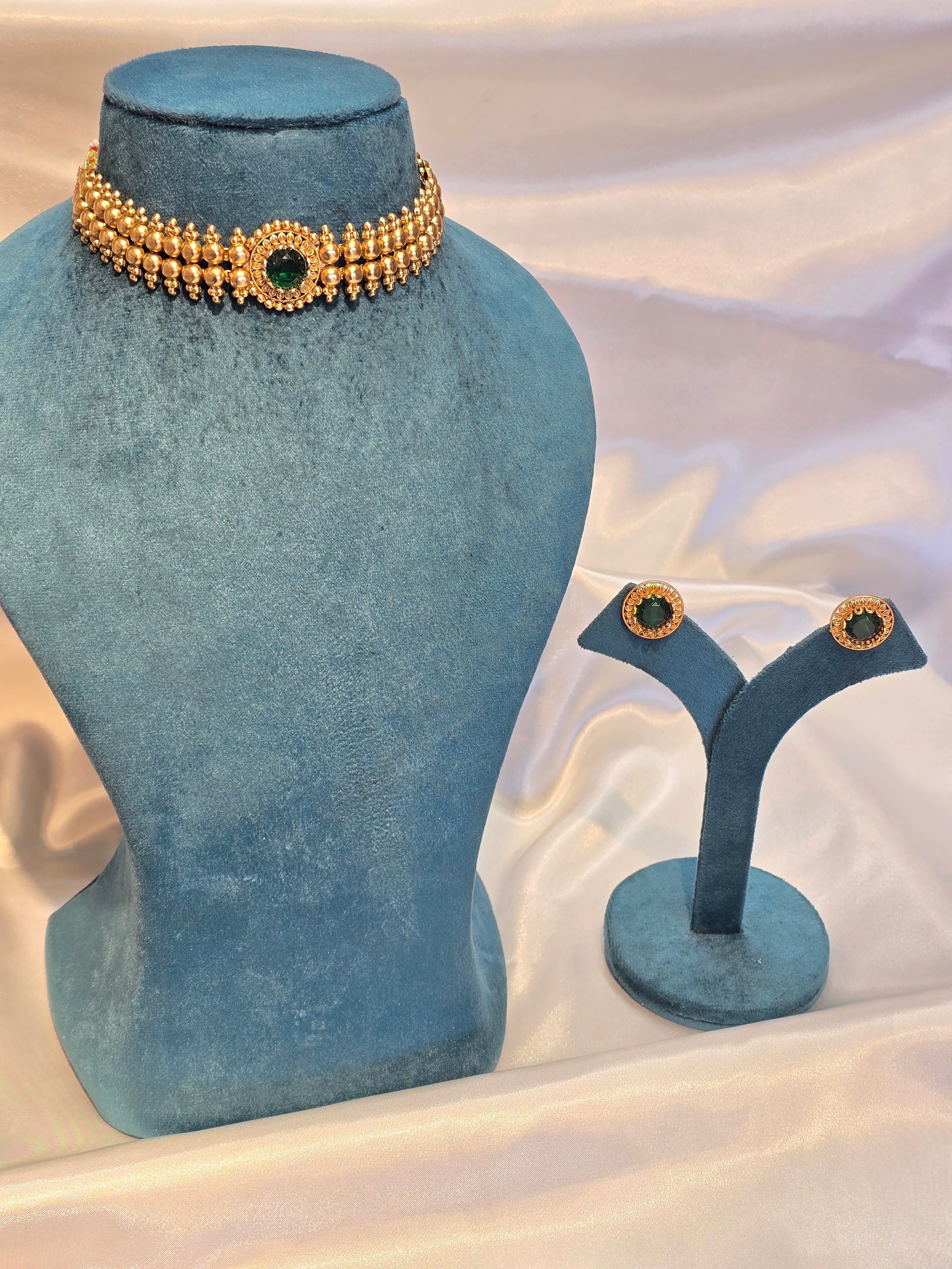 Necklace with earrings