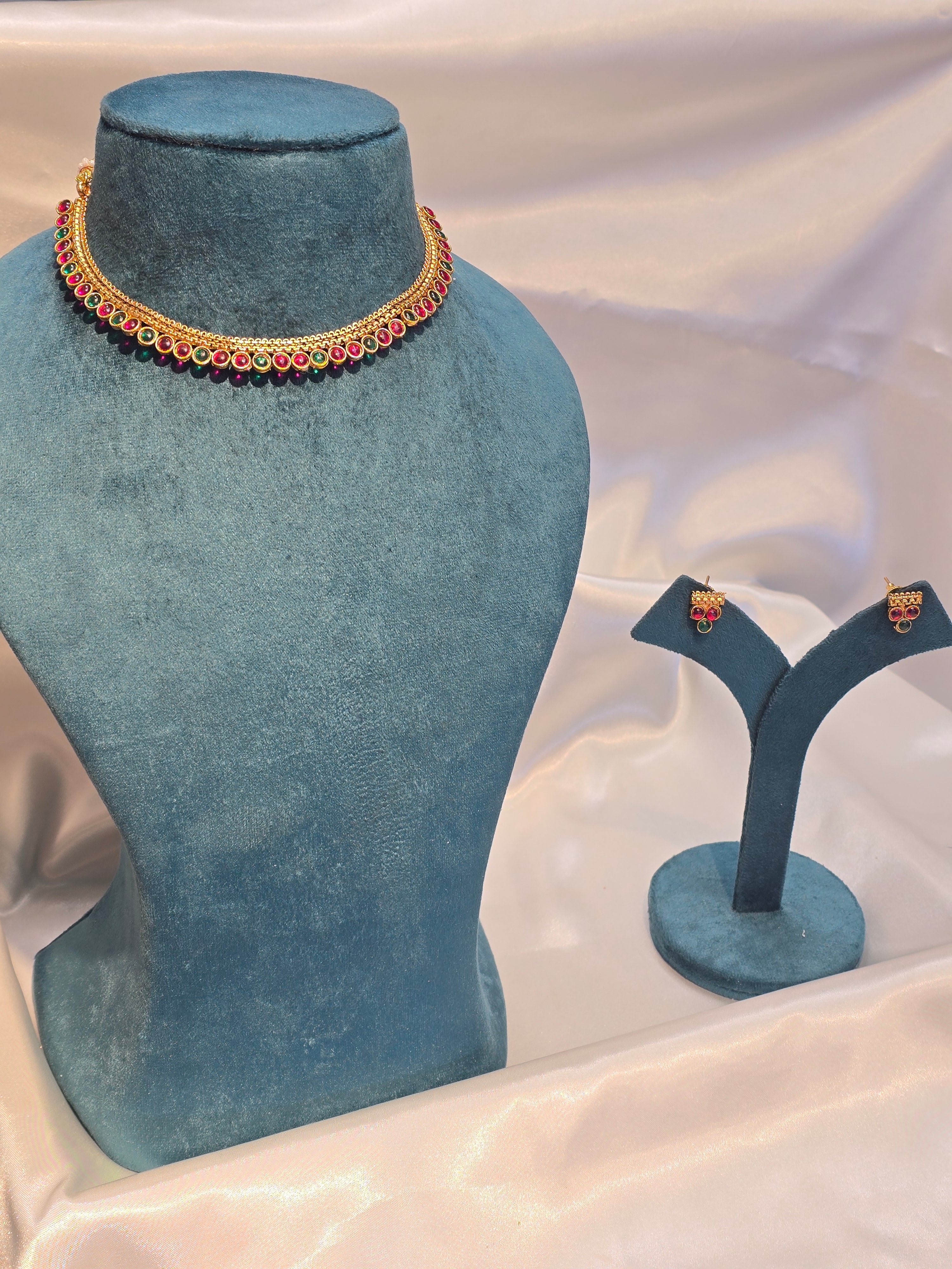 Necklace with earrings
