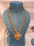 Gandaberunda Long necklace with earrings