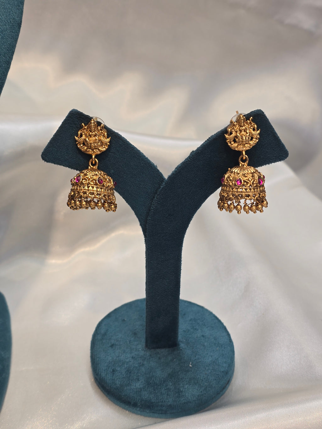 Gandaberunda Long necklace with earrings