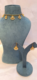 AD stone necklace set