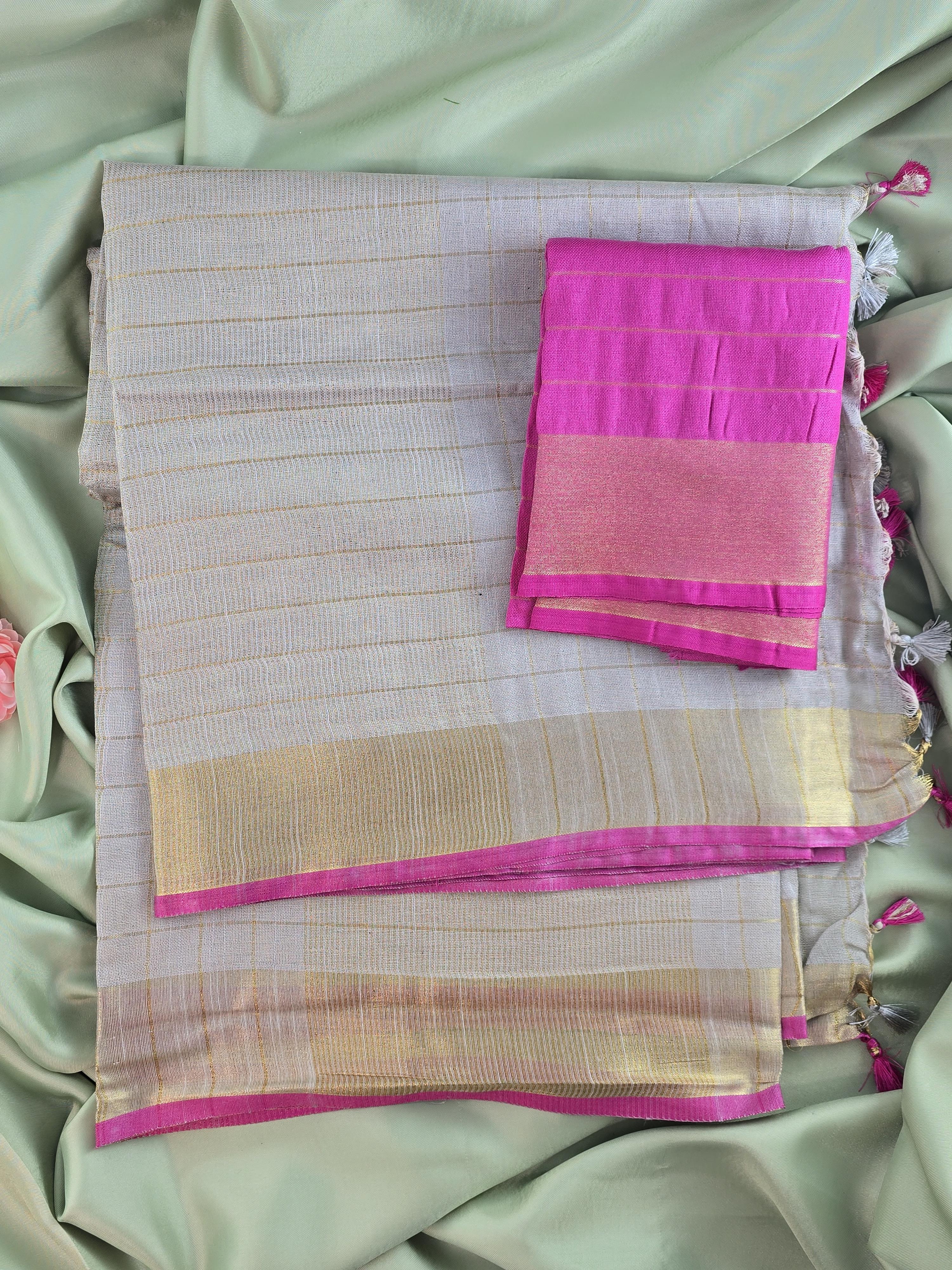 Linen Sarees