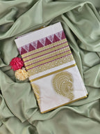 Cotton Kerala Traditional Saree