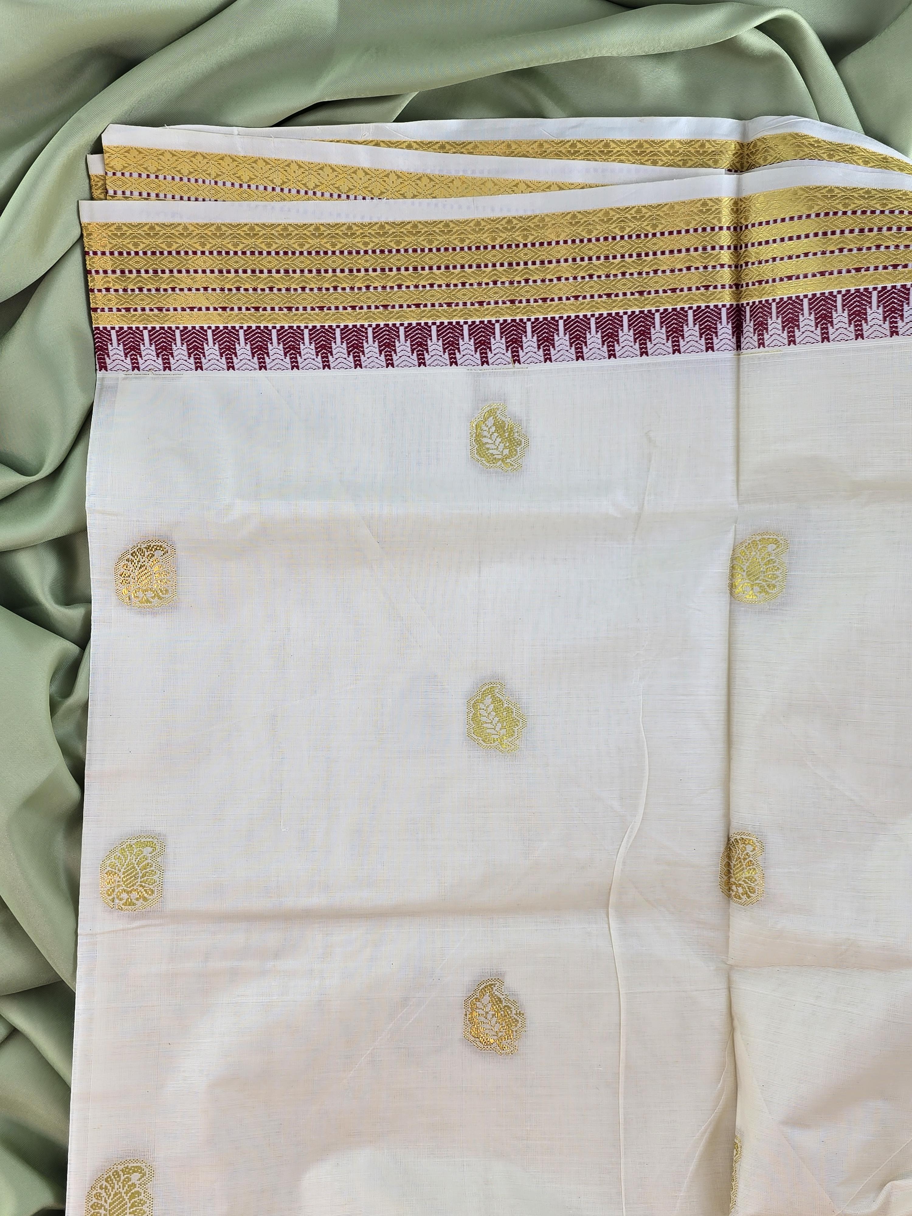Cotton Kerala Traditional Saree