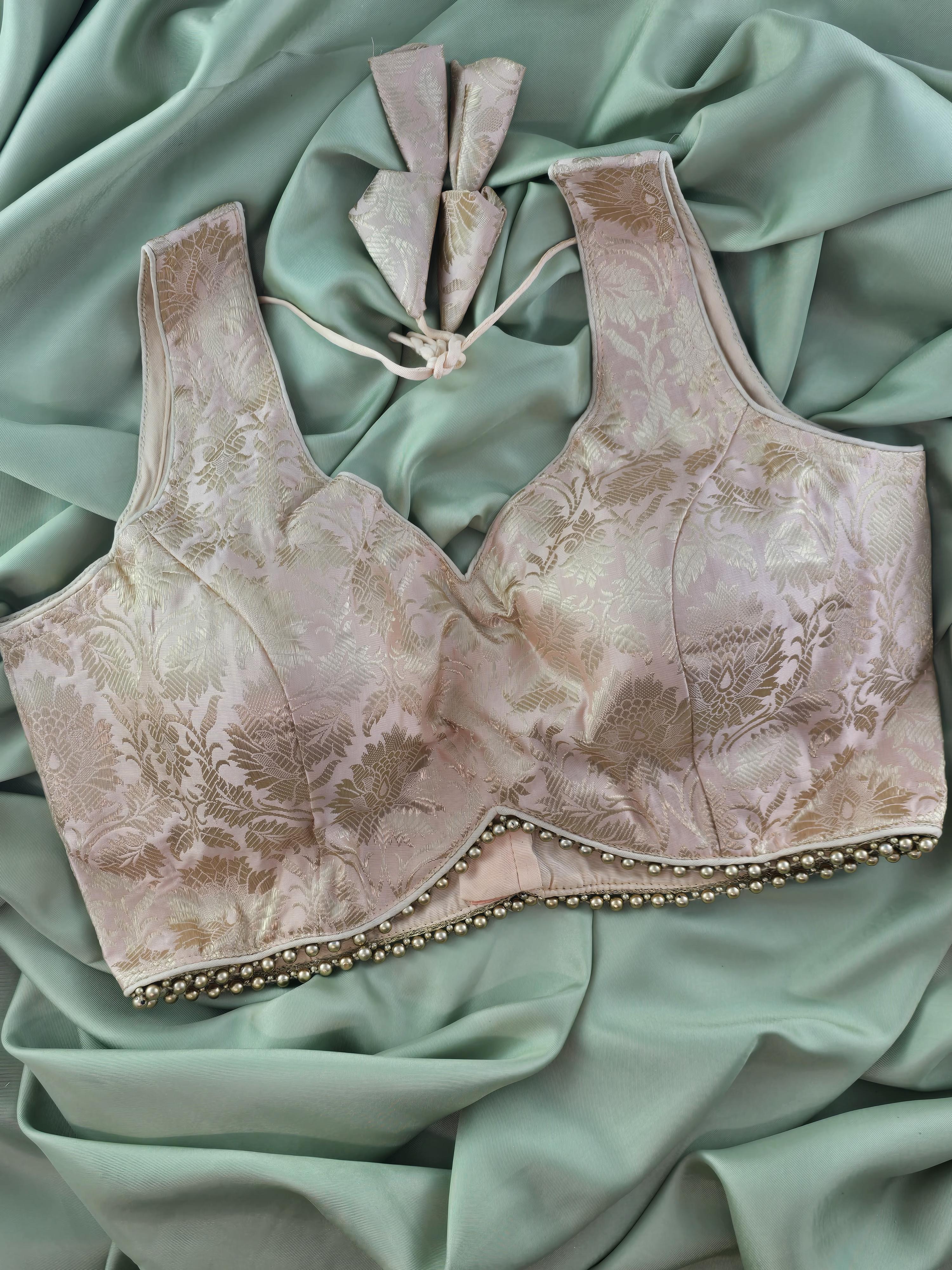 Brocade Lace work Blouse