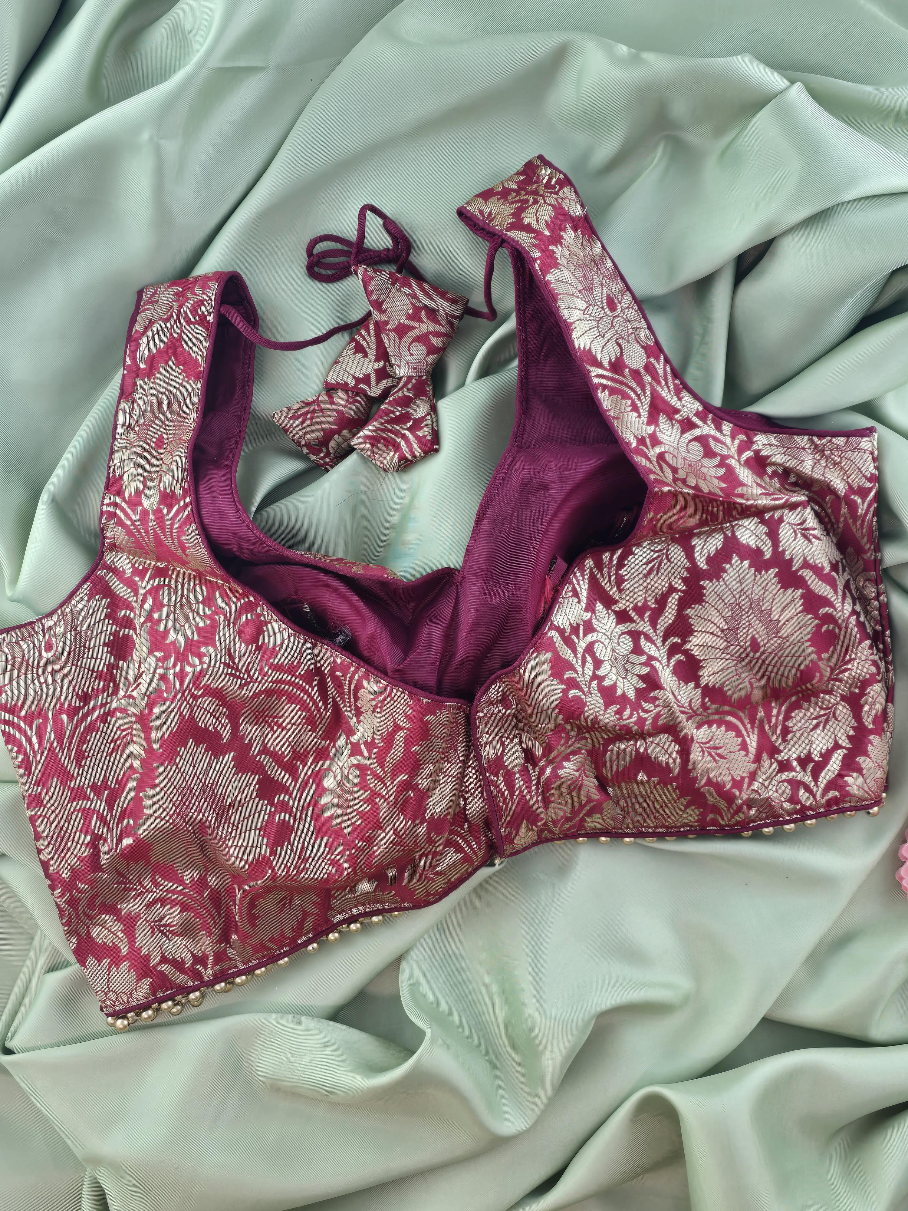 Brocade Lace work Blouse