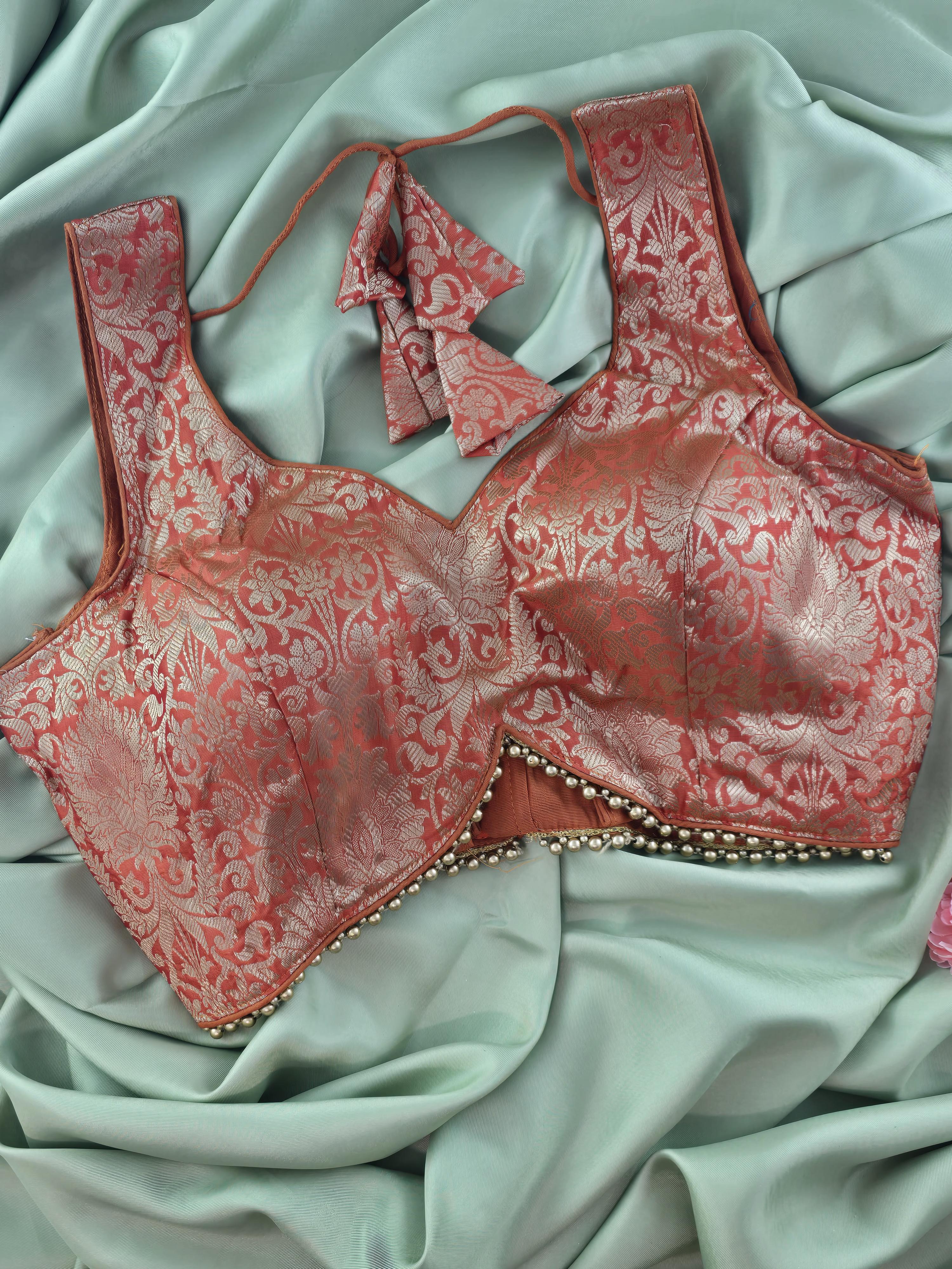 Brocade Lace work Blouse