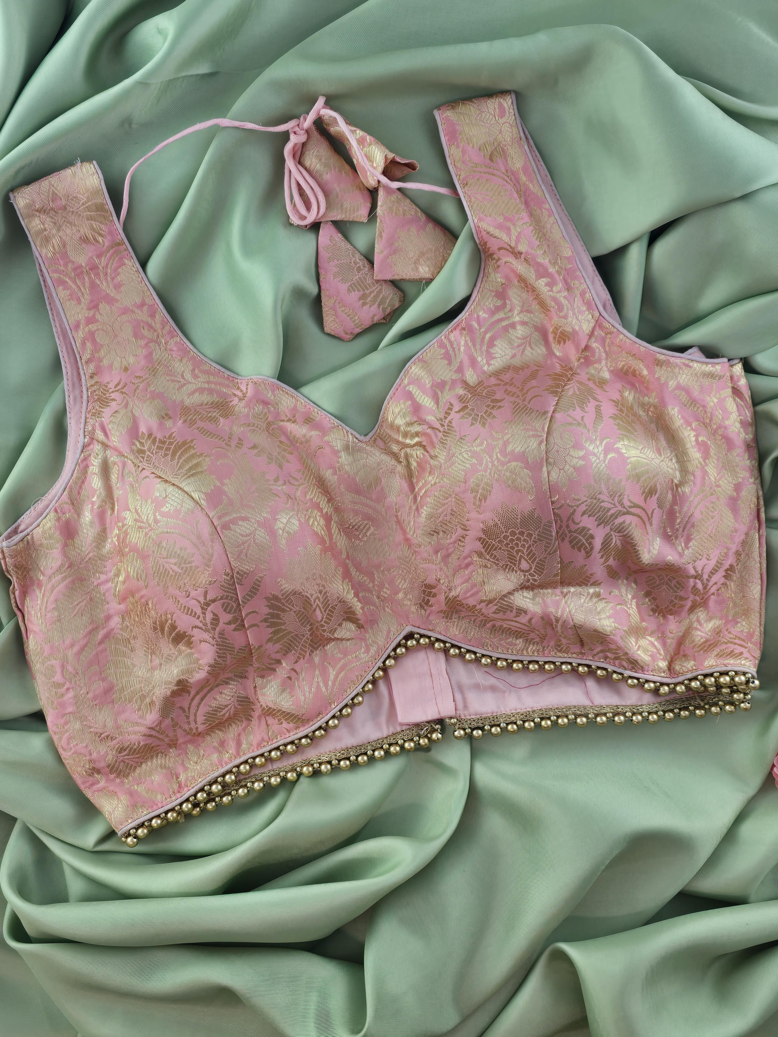 Brocade Lace work Blouse