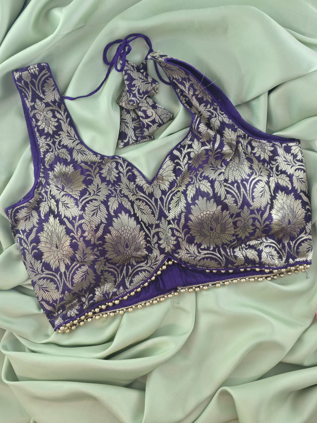 Brocade Lace work Blouse