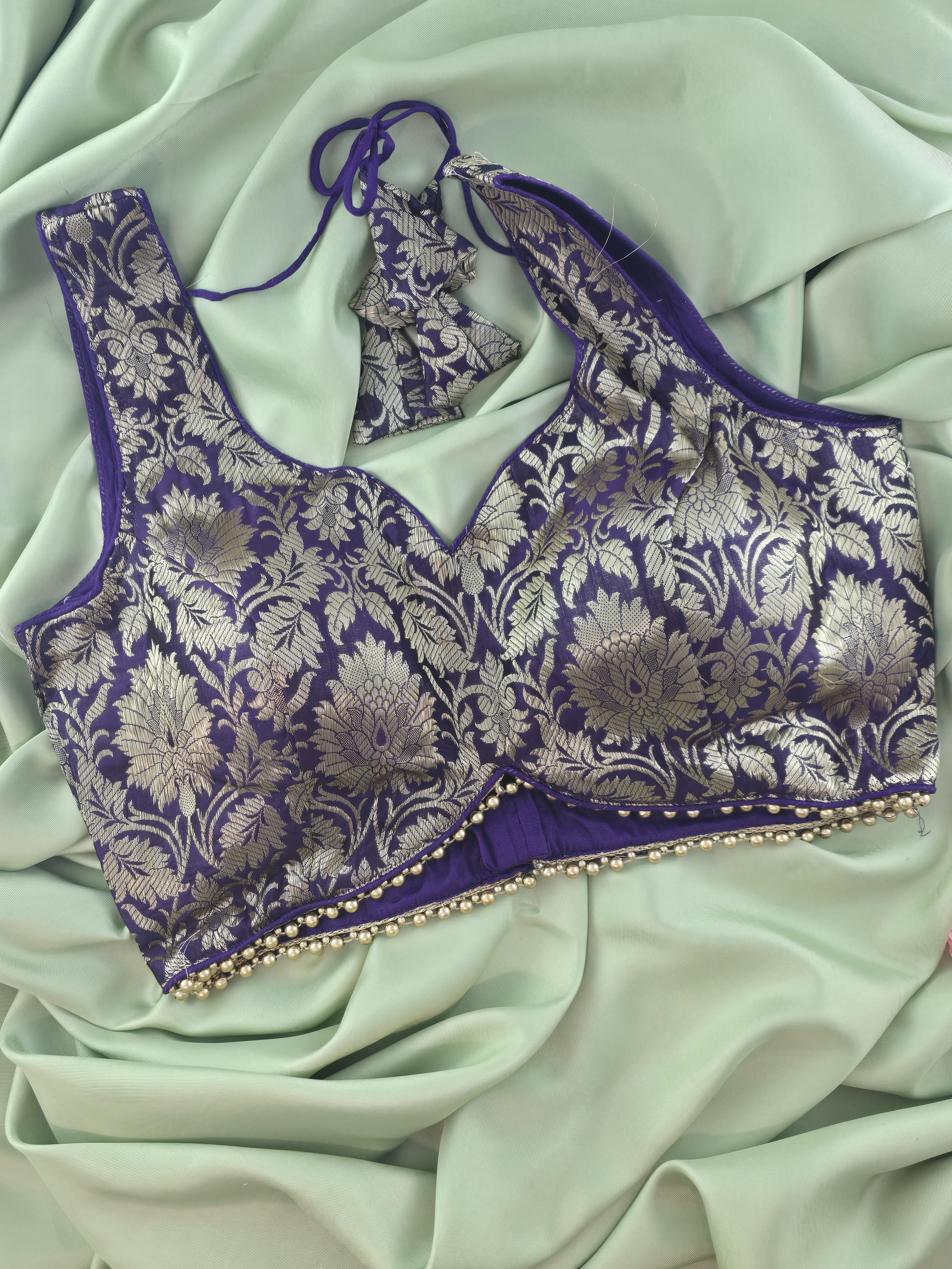 Brocade Lace work Blouse
